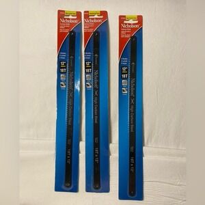 Nicholson Hacksaw Blade 12 Inch 18 TPI High Carbon Steel Pack of 3 (6 Total) New